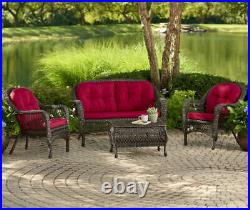 NEW Red 7-Piece Westwood Patio Cushion Set By Wilson & Fisher
