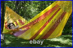 NEW Unique COTTON MEXICAN MAYAN XXXL JUMBO HAMMOCK- HANDMADE & AUTHENTIC