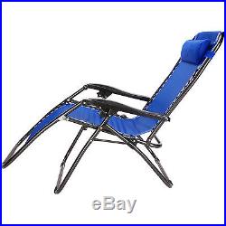 New Zero Gravity Chairs Case Of 2 Lounge Patio Chairs Navy Outdoor Beach Yard