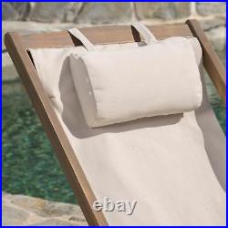 Northland Outdoor Wood and Canvas Sling Chair (Set of 2)