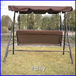 Outdoor Canopy Swing Chair Patio Backyard Two Sides Seat Cover Porch Furniture