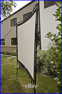 Outdoor Entertainment Gear Curved Portable Movie Projection Screen