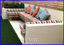 Outdoor Garden Bench Seat Cushion Covers Made To Measure CUSTOMER ORDER