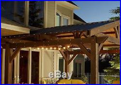 Outdoor GreatRoom Company Lodge II Pergola Metal Roof Roof Only