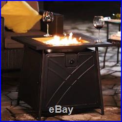 Outdoor Patio Fire Pit Table Deck Heater Propane Fire Burnning LG Gas 50,000BTU