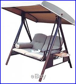Outdoor Person Porch 2 Swing Hammock Patio Canopy Furniture Garden Seat Yard