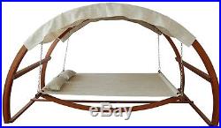Outdoor Porch Bed Patio Swing Canopy Hanging Adult Daybed Glamping