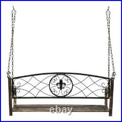 Outdoor Porch Swing 2-Person Bench Patio Chair Hanging Seat Yard Furniture