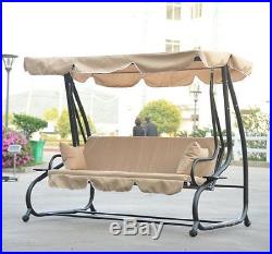 Outdoor Porch Swing Bed WithFrame Patio Gazebo Canopy Furniture Garden Deck Yard