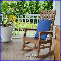 Outdoor Rocking Chair with 350lbs Support, OT QOMOTOP All-Weather Oversized Rock