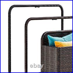 Outdoor Rolling Pool Float Caddy Dolly Towel & Toy Storage Organizer with Caster