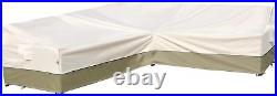 Outdoor Sectional Cover-L-Shaped Patio Furniture Covers Waterproof Rip-Stop