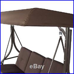 Outdoor Swing Canopy Garden Yard Bench Porch Glider Hammock Furniture Patio Seat
