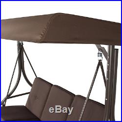 Outdoor Swing Canopy Set Patio Furniture Deck Porch Glider Backyard Hammock Bed