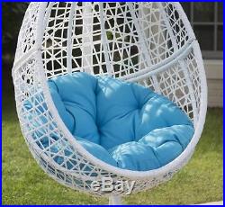 Outdoor Swing Egg Chair Wicker Hanging Hammock Deck Porch Patio Furniture