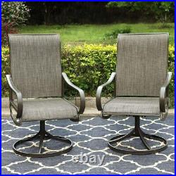 Outdoor Swivel Patio Chairs Set of 2 Outdoor Rocker Dining Chair Garden Funiture