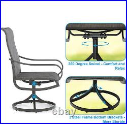 Outdoor Swivel Patio Chairs Set of 2 Outdoor Rocker Dining Chair Garden Funiture