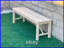 Outdoor Wood Bench Indoor Backless Porch Rustic Square Fir Log Solid Wood Fire P