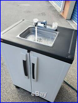 Outdoor sink Portable Hand Washing Sink Station, self contained, garden sink