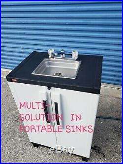 Outdoor sink Portable Hand Washing Sink Station, self contained, garden sink
