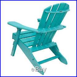 Outer Banks Value Line Poly Lumber Folding Adirondack Chair with Cupholder