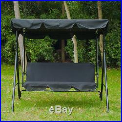 Outsunny 3 Seater Swing Chair Outdoor Garden Hammock Swinging Bench Seat Canopy
