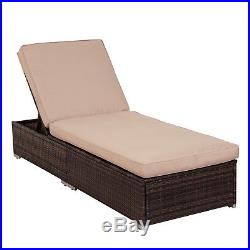 Outsunny 9PC Aluminum Outdoor Patio Rattan Wicker Sofa Sectional Furniture Brown