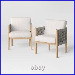 Pasadena 2pk Patio Club Chairs, Outdoor Furniture Gray Threshold designed