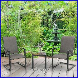 Patio Dining Chairs Set of 2/4 Outdoor Chairs Furniture for Lawn Garden Balcony