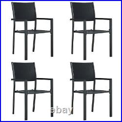 Patio Dining Set 5 Piece, Dining Set for 4, Table and Chair for Garden Y3B0