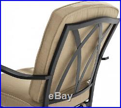 Patio Furniture Bistro Table Chairs Set 3 Piece Front Porch Garden Rocker Swivel