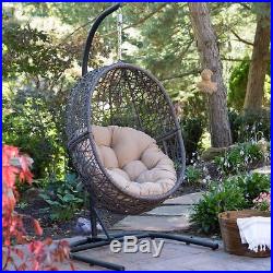 Patio Furniture Clearance Hanging Egg Chair Hammock Swing Outdoor Stand Wicker