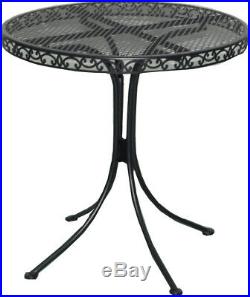 Patio Furniture Set Wrought Iron Table & Chairs Outdoor Seating Sets Bistro New