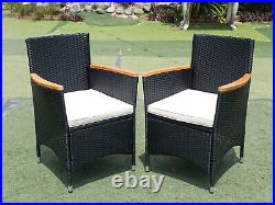Patio Furniture Sets 7-Pieces Outdoor Sectional Dining Set Rattan Wicker WithTable