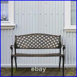 Patio Garden Bench School Park Yard Outdoor Furniture Porch Chair Seat Aluminum