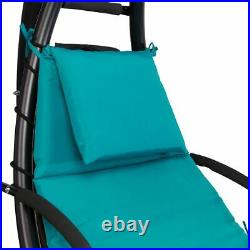 Patio Hanging Helicopter Dream Lounger Cushion Stand Chair Swing Hammock Chair