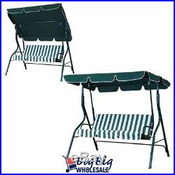 Patio Porch Swing Chair Canopy Outdoor Lounge 3-Person Seat Hang Bench Hammock