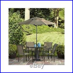 Patio Round Dining Table Set Glass Deck Outdoor Furniture Garden Pool Yard NEW