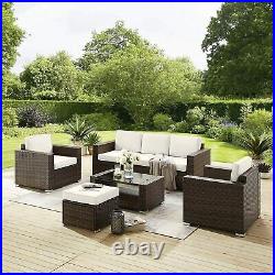 Patio Sofa Set PE Wicker Rattan Sectional Patio Furniture Set by Tribesigns