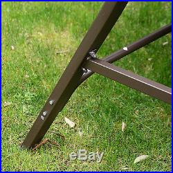 Patio Swing Chair 3 Person Outdoor Garden Hammock Canopy Awning Bench Seat New