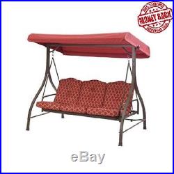 Patio furniture swing 3 person cushion outdoor canopy hammock Bed Porch