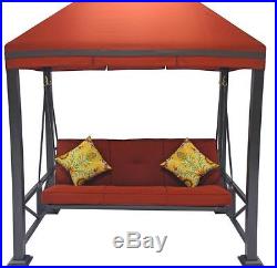 Pergola Swing Bed Patio Canopy Outdoor Furniture Porch with Stand Garden Gazebo