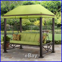 Pergola Swing For Backyards Outdoor Love Seat Garden Gazebo With Canopy Patio