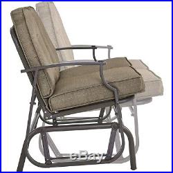 Porch Glider Bench Rocking Gliding 2 Seater Lounge Love Seat Outdoor Chair Deck