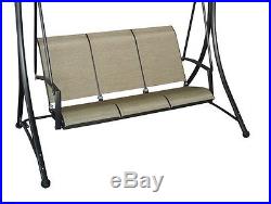 Porch Swing Glider With Canopy Deck Patio Furniture Outdoor Porch Bench Seat