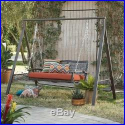 Porch Swing Stand Metal Universal Patio Deck Backyard Furniture Hanging A-Frame