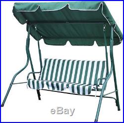 Porch Swing Stand With 2 Person Canopy Cover Outdoor Garden Chair Swinging Seat