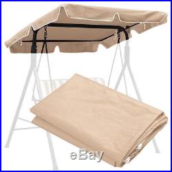 Porch Swing Top Cover Canopy Replacement Patio Outdoor 66x45 77x43 77x52'