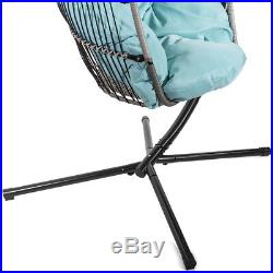 Premium Outdoor Hanging Chair Swing Chair Patio Egg Chair Large Cushion Large