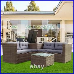 Rattan outdoor furniture cover, weatherproof patio conversation cover